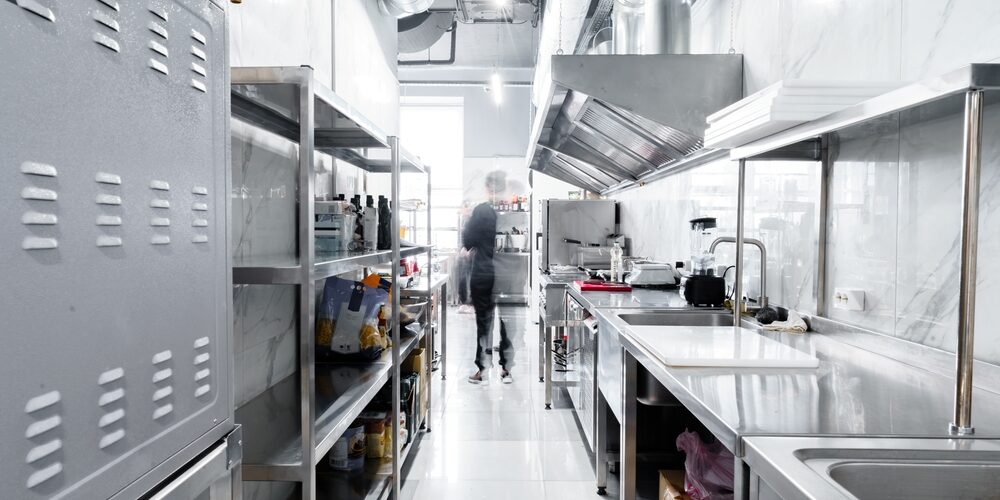 Technician performing commercial kitchen exhaust hood cleaning – ProServe Maintenance Group Technician performing commercial kitchen exhaust hood cleaning – ProServe Maintenance Group