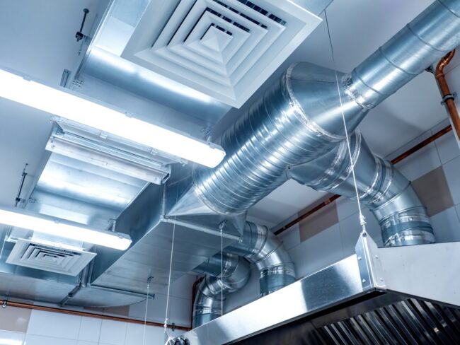 Commercial kitchen duct repair and cleaning by ProServe Mechanical